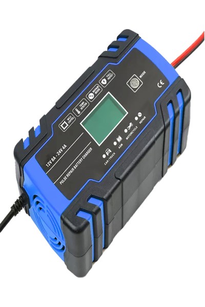 Chargeur de batterie automatique bleu Extralink 12/24 V 8 A