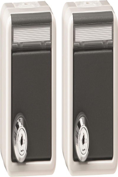 GIRA 456030 Set 2x SCHUKO KD lock similar + BSF WG AP