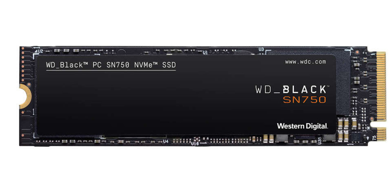 WD Black SN750 NVMe SSD - 1 TB - WDS100T3X0C