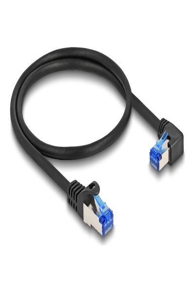 Câble réseau Delock - RJ-45 (M) droit vers RJ-45 (M) coudé