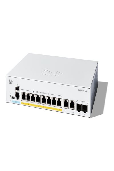 CISCO REFURB/CATALYST 1300 GE FULL POE SWITCH 1 GBPS - C1300-8FP-2G-RF