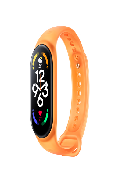 Bracelet Xiaomi pour Mi Band 7 orange fluo