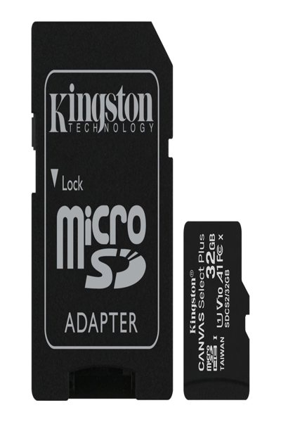 Canvas Select Plus microSDHC 32GB - Kingston UHS-I 100MB/s