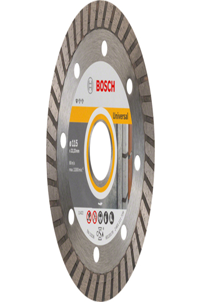 Bosch Diamanttrennscheibe Standard for Universal Turbo O 180mm 10 Stueck Bohrung 22