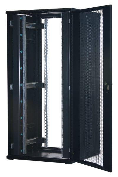Rockstable 42U 19" serverskåp med nätdörrar - RS19-8842PD