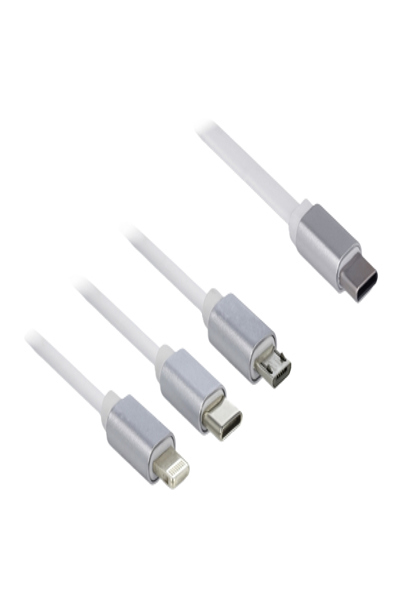 Delock Laddningskabel - 24-pins USB-C-hane till Micro-USB Typ B, Lightning, 24-pins USB-C-hane - 85844