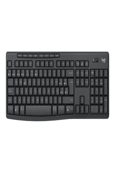 Logitech MK370 Combo for Business - Wireless - RF Wireless + Bluetooth - Membrane - AZERTY - Graphite - Mouse included - 920-012066
