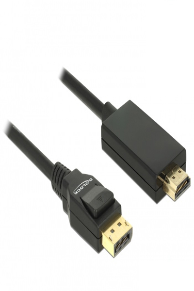 Delock Adapter cable - DisplayPort male to HDMI male - 85318