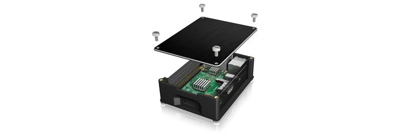 RaidSonic ICY BOX IB-RP102 housing for Raspberry Pi - IB-RP102