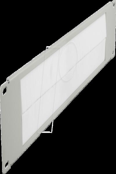 Delock Rack cable management panel with brush - 66536