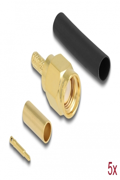 Delock Antenna connector - SMA (M) crimp - 90034