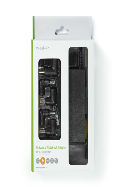 Nedis NBAU6501FBK - Universal - Indoor - 100/240 V - 50/60 Hz - 65 W - 16 - 20 V