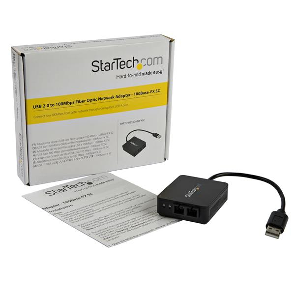StarTech USB 2.0 Fiber Converter SC - US100A20FXSC