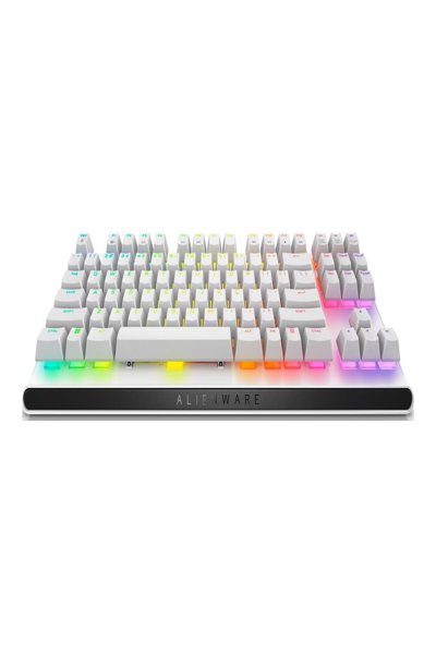 Dell Alienware AW420K - Wired - USB - Mechanical - QWERTY - RGB LED - White - AW420K-W-WW