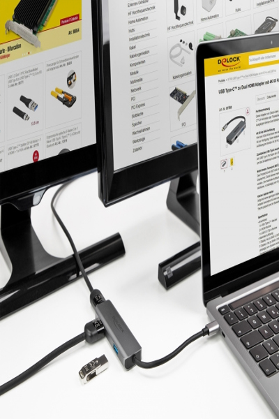 Delock dockningsstation - USB-C / Thunderbolt 3 - 87780