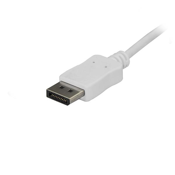 StarTech 6 ft. (1.8 m) USB-C to DisplayPort Cable - 4K 60Hz - White - 1.8 m - USB Type-C - DisplayPort - Male - Male - Straight - CDP2DPMM6W