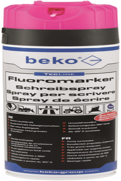BEKO 29419500 - TecLine Fluoromarker Spray 500ml Rose vif
