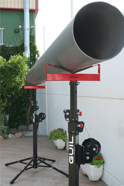 Guil CV-10/M - Berceau de charge avec axe Ø 35 mm pour charges cylindriques, largeur 408