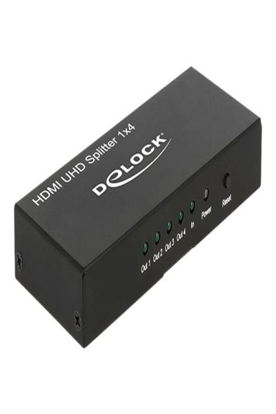 Delock HDMI UHD Splitter 1 x HDMI in > 4 x HDMI out 4K - 18684