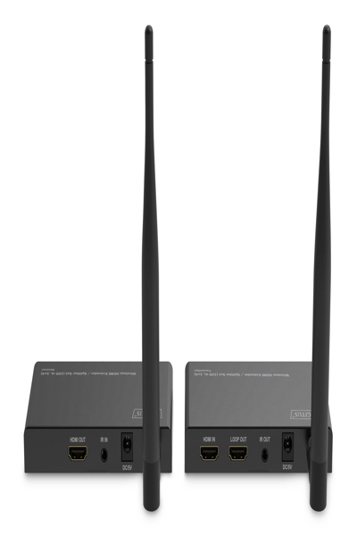 DIGITUS Trådlös HDMI-förlängare / Splittersats (100 m, 1x4) - DS-55346