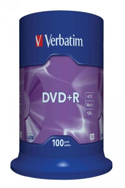 Verbatim 100x DVD+R - 4,7 GB 16x - 43551