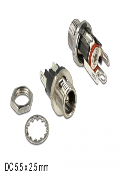 Connecteur d'alimentation Delock - Jack CC 5,5 mm x 9,5 mm (ID : 2,5 mm) (F)