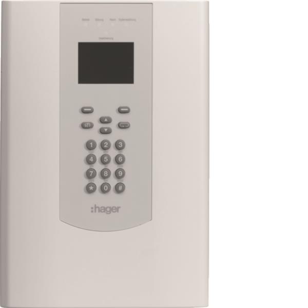 Centrale Hager RFZ050D BEKA pour 50 détecteurs sans fil blanc