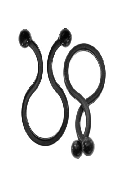 Colliers de serrage torsadés InLine 18-22 mm, noirs, 10 pièces