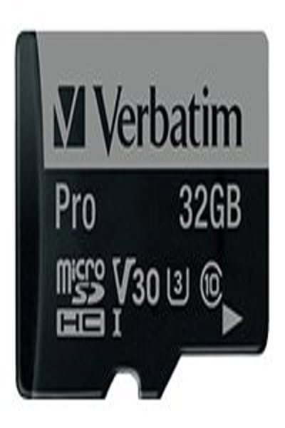 Verbatim PRO - Flash memory card (SD adapter included) - 47041