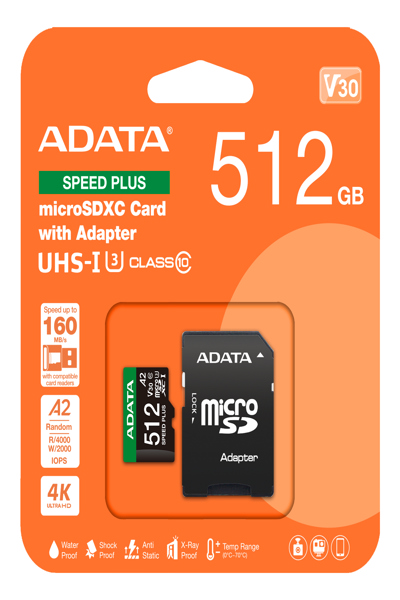 Carte mémoire flash ADATA SPEED PLUS