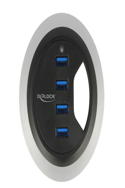 Hub de bureau Delock - Hub - 4 x USB 3.0 SuperSpeed