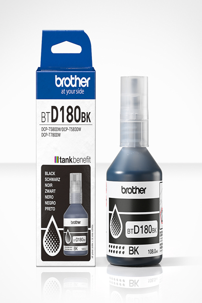 Brother Tintenflasche BTD-180BK Black Original Ink Cartridge - BTD180BK