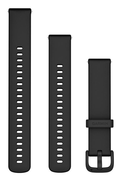 Bracelet à dégagement rapide Garmin en silicone noir