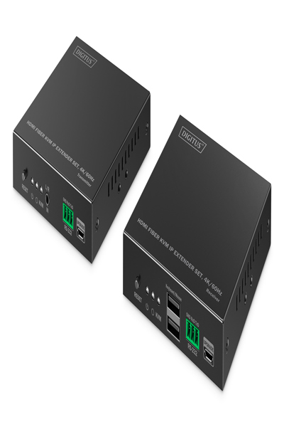 DIGITUS HDMI Fiber KVM IP Extender Set 4K/60Hz - DS-55348