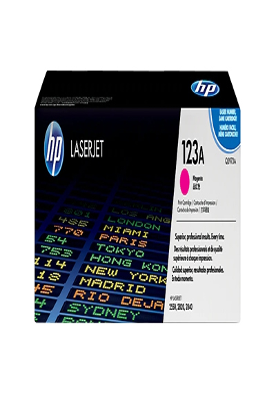 HP 123A Magenta Original LaserJet Toner Cartridge: 2,000 pages