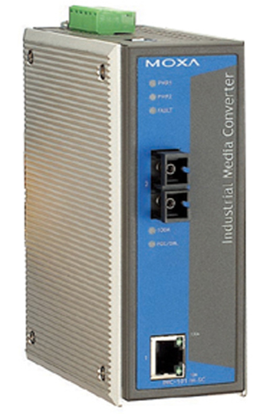 Moxa IMC-101-S-SC-80-T - 100 Mbit/s - 10/100Base-T(X) - 100Base-FX - Wired - 80000 m - 1550 nm - -34 dBmW