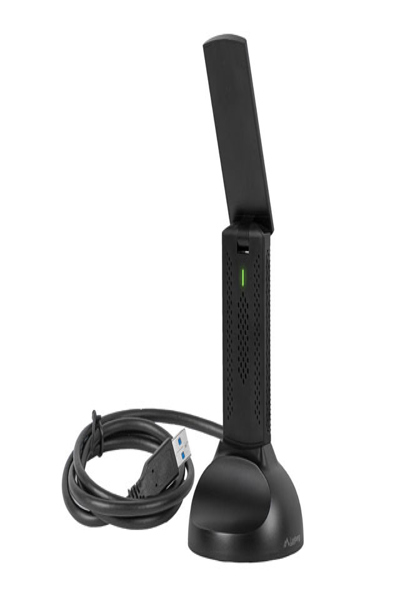 Lanberg bezprzewodowa karta jungiama  tinkl WiFi USB 3.0 AX3000 2 wewntrzne anteny