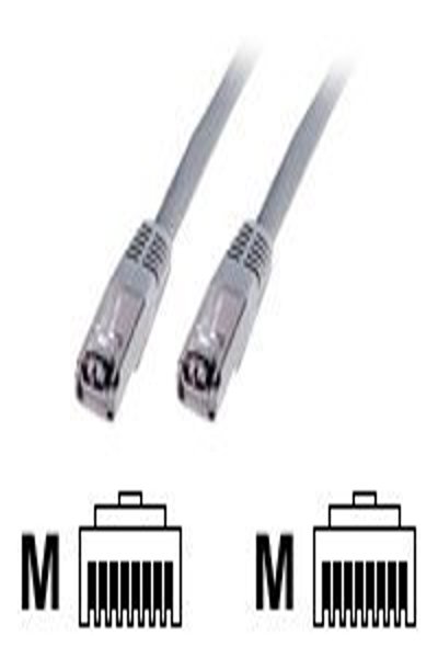 DIGITUS ASSMANN - Patch-Kabel - RJ-45 (M) - RJ-45 (M) - 20 m - SFTP - CAT 5e - mit Knickschutz - Grau (50878) - Cable - Network