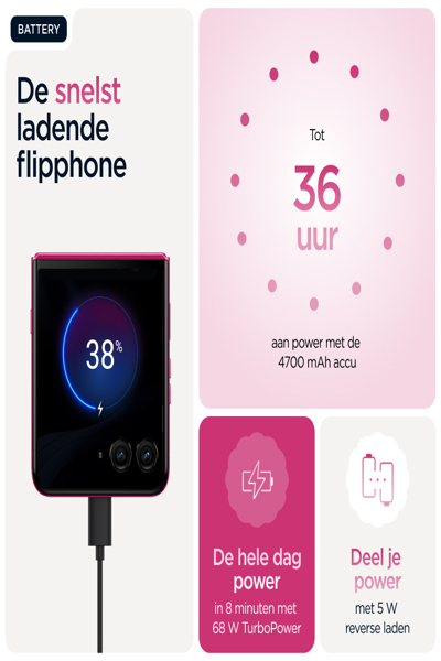 Motorola Solutions Motorola razr 60 Ultra 16/512GB Cabaret pink - PB8R0061PL