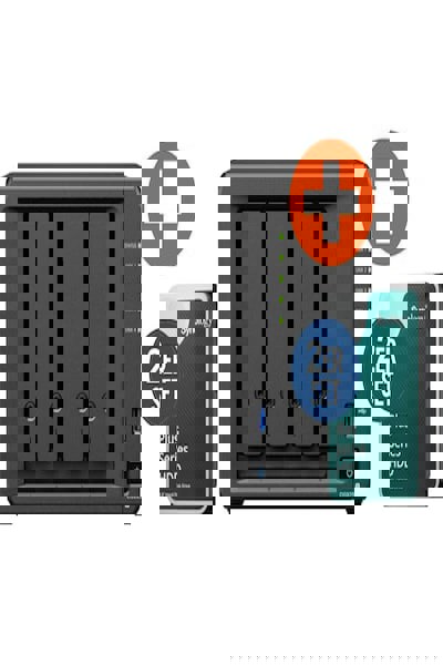 Synology DS925+ NAS-paket 4-fack 2x HAT3300-6TB - DS925+ + 2X HAT3300-6T
