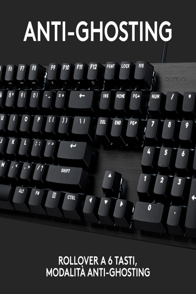 Logitech G G G413 SE Mechanical Gaming Keyboard - Wired - USB - Mechanical - QWERTY - LED - Black - 920-010805