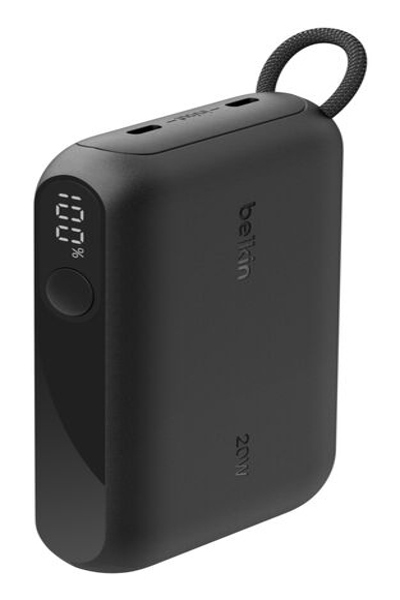 BELKIN 10K PD20W POWER BANK W/ DISPLAY - BPB027HQBK