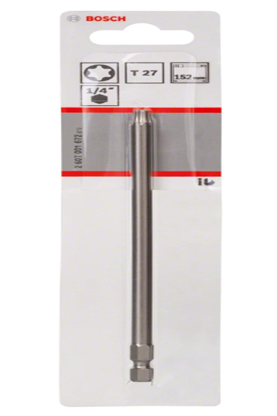 Bosch 2607001672 Sechsrund-Bit T 27 extra hart E 6.3 1 St.