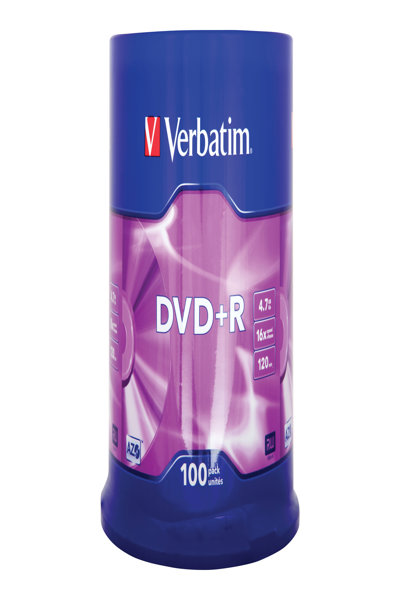 Verbatim 100x DVD+R - 4,7 GB 16x - 43551