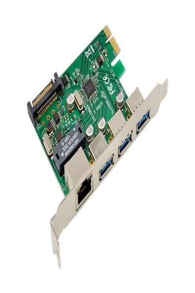 InLine Gigabit USB 3.2 Combo Card PCIe x1 - 51125R