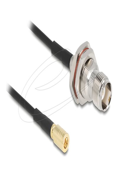 Delock Antennenkabel TNC Buchse zu SMB Stecker RG-174 20 cm - 90724