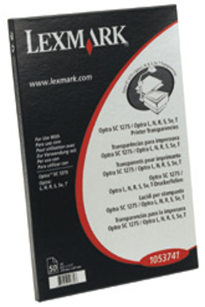Lexmark T Laser Printer Transparencies (A4) - 3.2 kg - 590 g - 220 x 310 x 19 mm - 232 x 318 x 95 mm