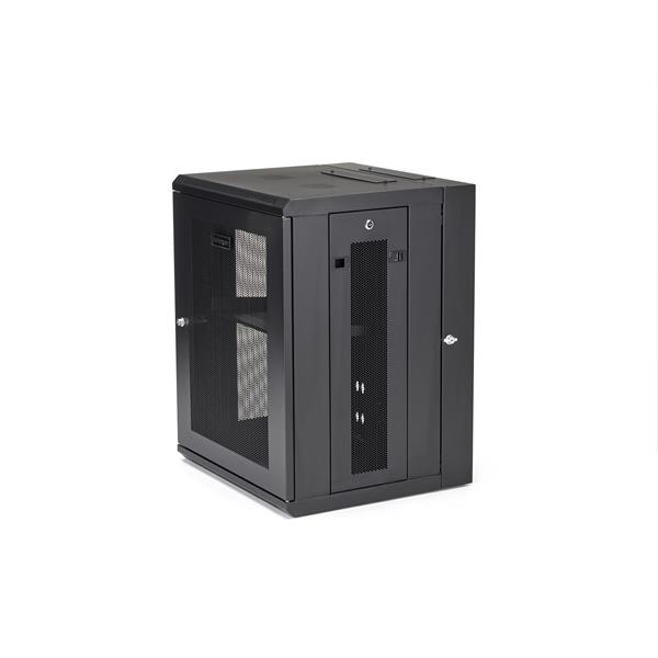 StarTech 15U Wall Mount Server Rack Up to 20in Deep - RK1520WALHM