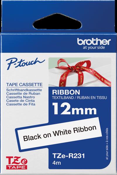 Brother TZe-R231 noir sur blanc