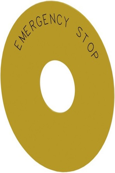 Siemens backing plate emergency stop mushroom button 3SU1900-0BC31-0DA0